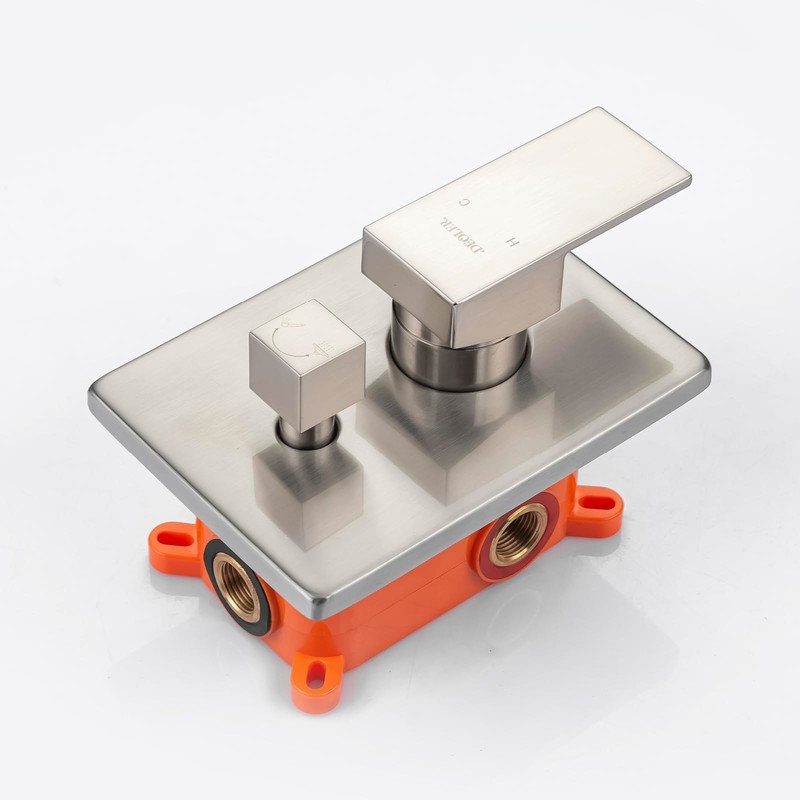 DEOLER Wall Mount Pressure Balance Valve, Solid Brass Shower Replacement,