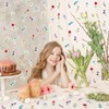 Whaline 300Pcs Wildflower Table Confetti Spring Summer Floral Confetti Table