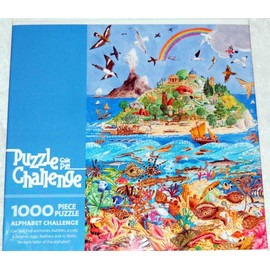 Gale Pitt 1000 Piece Jigsaw Puzzle Challenge - Alphabet Island