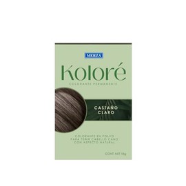 Merza Tinte Koloré Sin Peroxido Sin amoniaco Tonos Castaños Sin Matratar (Castaño, Claro)