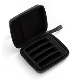 JDR Harmonica Carry Case Harmonicas Storage Carrying Case Bag with Shoulder Strap Zippered Display Cases for 4 including for Trochilus and Blues Armonicas