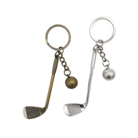 xuanhang 2 Pack Set Golf Keychain for Women Men Golfers,Golf Ball Pendant Charms Set Keychains Accessories Gifts For Car Key Ring,Backpacks,Hand Bag