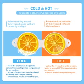 NORXUAZE 3 Pack Gel Eye Mask for Dark Circles and Puffiness, Cold/Hot Compress Eye Mask, Soft & Safe Suitable for Kids,Woman and Man Camping, Beach, and Fishing