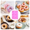 3 Pack Donut Pan for Baking 6 Cavity Silicone Molds