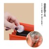 DFsucces Small Divided Round Case, Plastic Cream Case, Accessory Case,