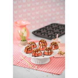 Kaiser Inspiration Gugelhupf muffin pan, for 12 muffins, standard size non-stick coated, short baking time for sweet and savory recipes, 38 x 27 cm