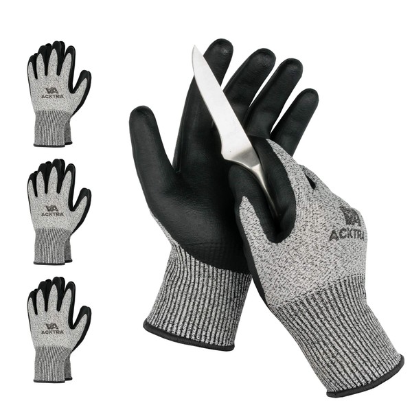 ACKTRA WG015 Level 5 Cut Resistant Construction Safety WORK GLOVES