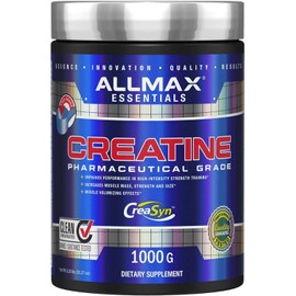 Vegan & Gluten-Free Creatine Powder - 1000g for Improved Performance & Training, 200 Servings