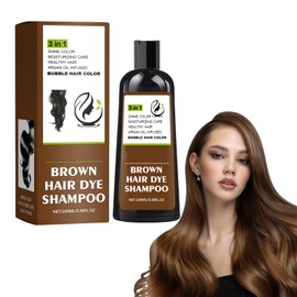 Haarfarben-Shampoo, Pflanzenblasen-Haarfärbeshampoo, Plant Bubble Hair Dye Shampoo, Pflanzenschaum-Haarpflege-Haarfärbemittel, Natürliches Shampoo Zum Färben Schwarzer Haare Für Graues Haar Braun