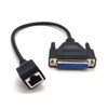 GXMRHWY RJ45 a DB25 Hembra Cable de extensión adaptador de