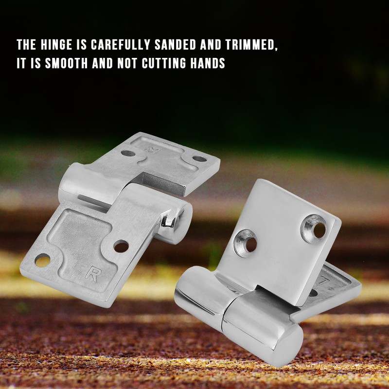 2Pcs Left and Right TakE Apart Stainless Steel Hinge Boat