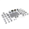 NBX- 87pc Chrome Bolt Cap Dress for Compatible with 00-06