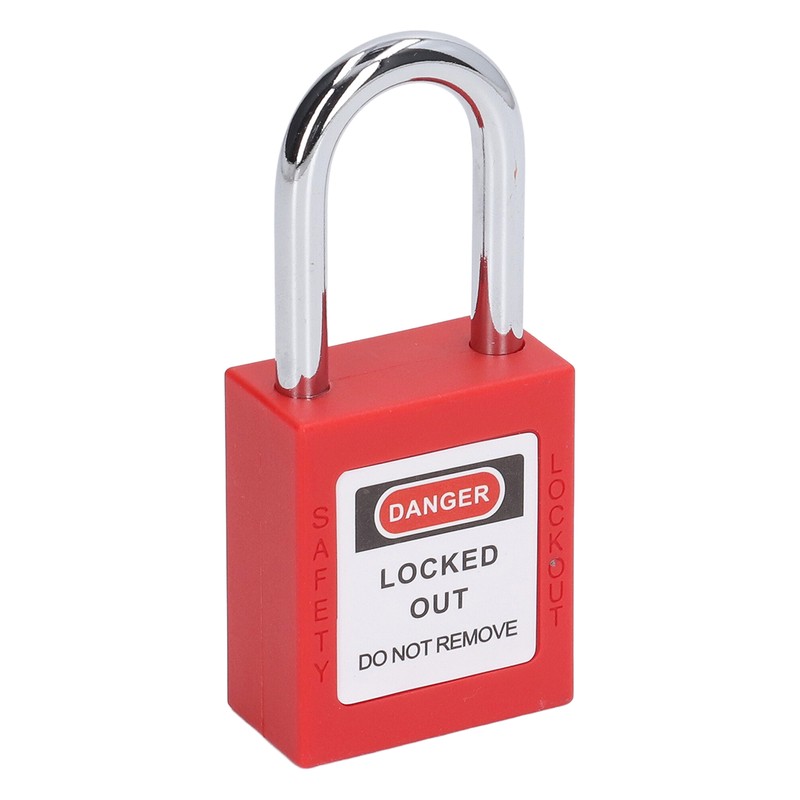 Safety Padlock Set Adjustable Stainless Steel Cable Lockout and 38mm