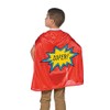 Fun Express - Red Superhero Cape for Graduation - Apparel