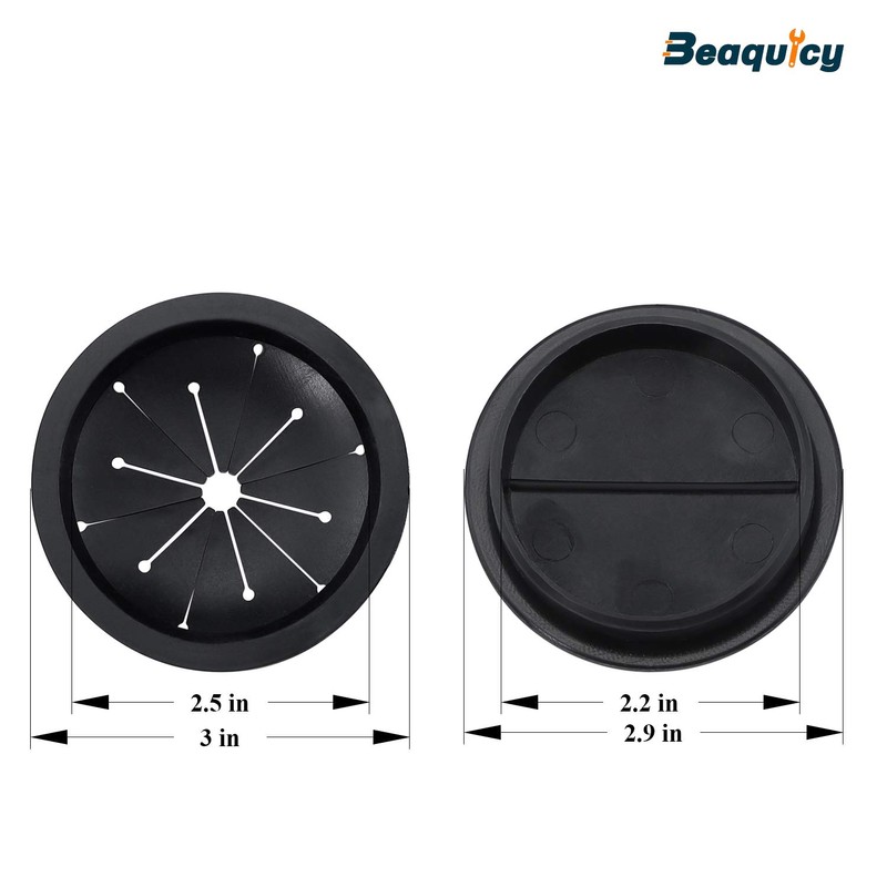 Beaquicy Garbage Disposal Splash Guards and Stopper Set - 3
