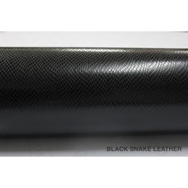 VViViD XPO Black Snake Skin Leather Vinyl Wrap Roll with Air Release Technology (1ft x 5ft)