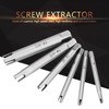 GBSCLOVER Broken Tap Extractor Set 6Pcs, Steel Tap Removal Tool,