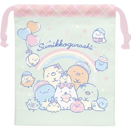 San-X CA35002 Sumikko Gurashi Lunch Market, Cup Drawstring