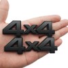 2Pc 4X4 Decal Fender Tailgate Emblem Badge 3D Nameplate Trunk