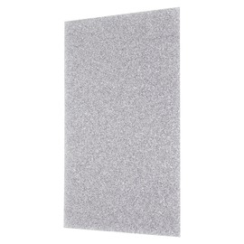 QUARKZMAN 1 x Glitter Acrylic Plates 1/8 Inch Thickness 12 x 8 Inch Shiny PMMA Fluorescent Plastic Plate Extruded Transparent Blanks for DIY Crafts Laser Engraving and Cutting