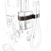 Milk Hose Holder Attachment Compatible with Jura E80 E8 S80