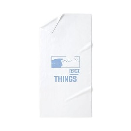 CafePress Real Men Jump from Things Cliff Jumpin 30"x60" Absorbent Cotton Back, Soft Beach, Pool Towel