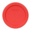 Pyrex Bundle - 2 Items: 7202-PC 1-Cup Red Plastic Food