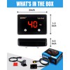 Turbo Boost/Vacuum Gauge Kit -28 in.Hg 40 PSI LED Digital