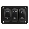 5Pin 3 Gang Rocker Switch Panel Led Light Bar Switch