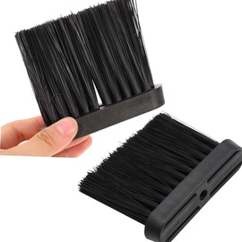 PAIKIUU Fireplace Brush Fire Brush Head Replacement 2Pcs, Fire Brush Hearth Brush Fire Companion Set Stove Brush Set for Cleaning Fireplaces, Kitchens, Tables, Desks, Shelves