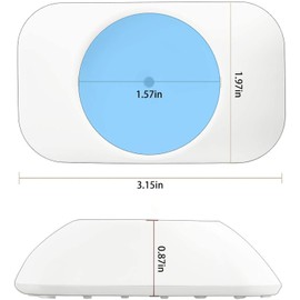 2 Door Wall Protectors and 2 Adjustable Reinforcement Spirals Door Wall Protector for Baby Stairs No Drilling Required to Ensure Child Safety