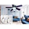 OMYZERO 2Pcs Ceiling Fan Pull Chain Set, 12Inches Decorative Fan