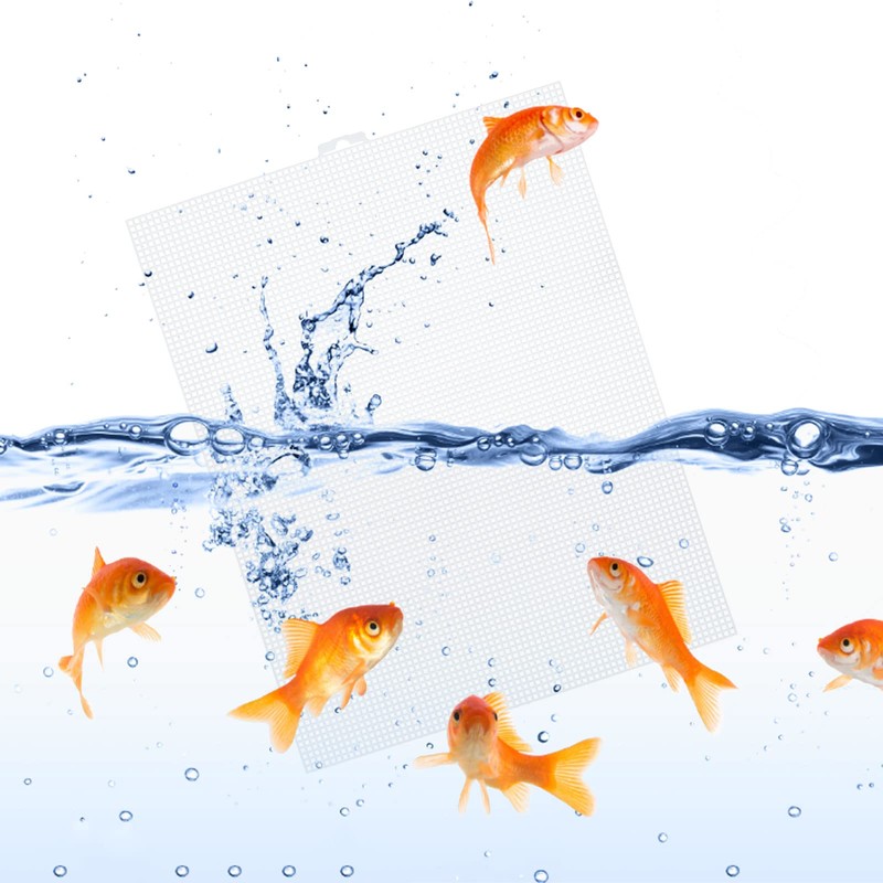 2 Pack Fish Tank Divider, Plastic Grid Cuttable Grid Plate