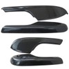 4Pcs Carbon Fiber Pattern Interior Door Armrest Panel Trim Cover