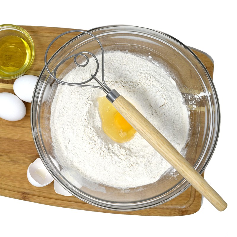Norpro Scandinavian Dough Whisk 12" x 3.25" x .88"
