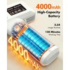 Hot Glue Gun Cordless - USB Rechargeable 4000mAh Wireless Mini