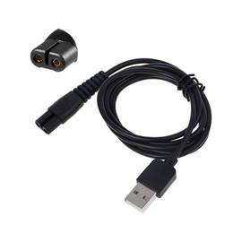 KEMEI Razor and hair clipper charger cable USB Rechargeable Razor charger cable Double round mouth