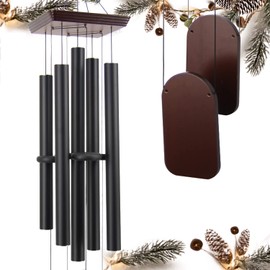 Extra Large Sympathy Wind Chimes for Outside Deep Tone, Memorial Windchime Outdoor Tuned Soothing Melody,48 Inches Large Windchime Memorial Gift for Loss of Loved One,Garden Patio Yard Hanging Decor