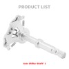 YHMTIVTU Chrome Transmission Gear Shifter Shaft Lever Fits For Harley