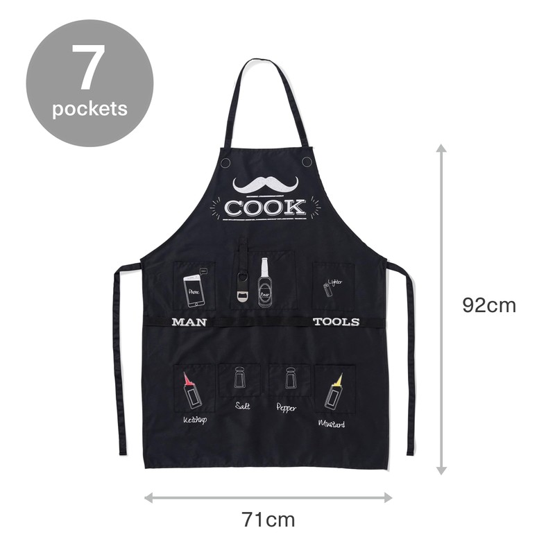 The Men's BBQ Apron, Premium Quality, Cooking Apron, Funny Apron.
