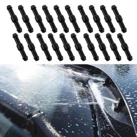 HEVLE 20PCS Windshield Washer Hose Connectors, Tube Pipe Fitting Adapter, 2-Way I Type Windshield Hose Connector Kit, Universal Windshield Washer Hose Replacement Fitting for Car Washer Nozzles