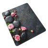 SSIMOO Spa Stone and Rose Flowers Desk Computer Pad-Gaming Computer