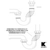 Keeney PP812-40 P Trap Flex and Fix OT, 1-1/4 x