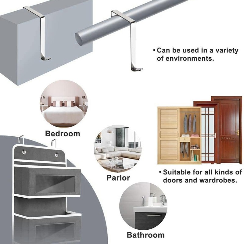 plastific 5 Tier Hanging Wardrobe Storage Shelf Organiser Breathable Closet