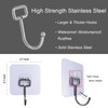 Yukrilt 12PC Adhesive Wall Hooks Heavy Duty Larger Sticky Hooks