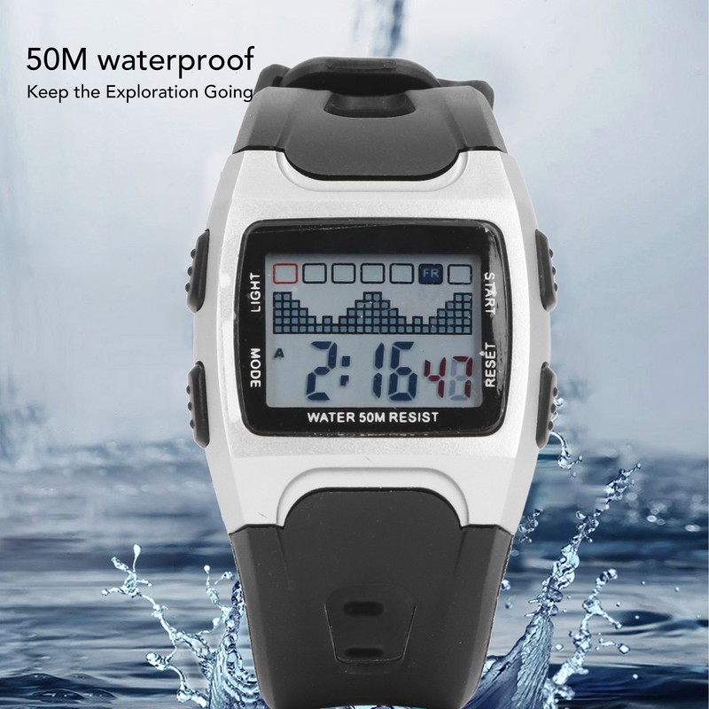 50m Waterproof Sports Watch LED Night Light Calendar Alarm Multifunctional