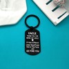 Uncle Keyring Christmas Birthday Gifts for Uncle Thank You for
