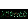 WeRChristmas Pre-Lit LED Christmas Characters Silhouette Light String - Red/Green