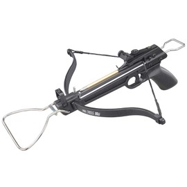 Crossbow Self-Cocking 80 LBS with Adjustable Sights and a Total of 15 Aluminim Arrow Bolt Set