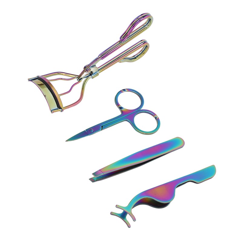 Eyelash Curler Set Humanized Design Colorful Durable Eyelash Curling Tools